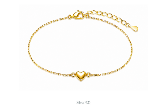 Heart Charm Bracelet