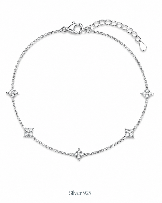 Floral Charm Bracelet