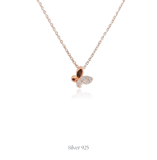 Butterfly Pendant with Chain