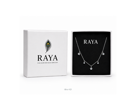 Floral Silver Necklace