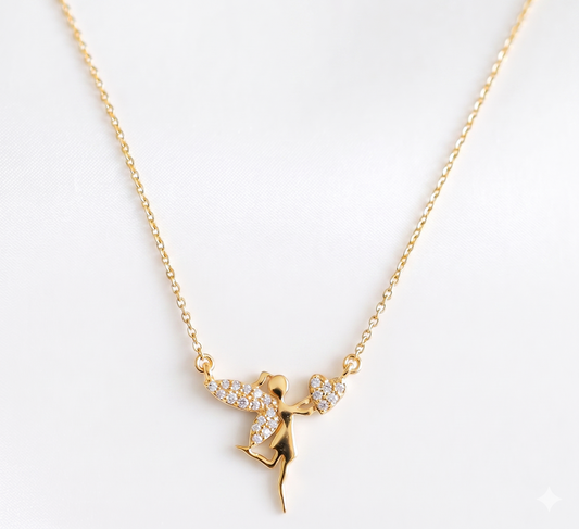 Fairy Wings Pendant Necklace