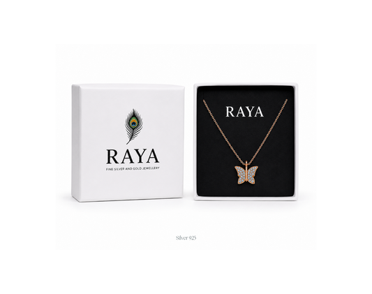 Butterfly Pendant with Chain