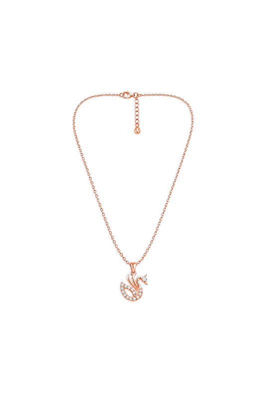 Swan Shaped Pendant with Chain