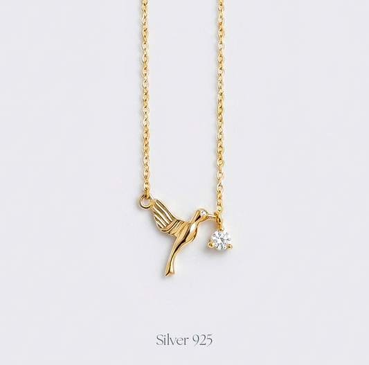 Minimal Humming Bird Pendant