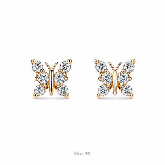 Minimal butterfly stud
