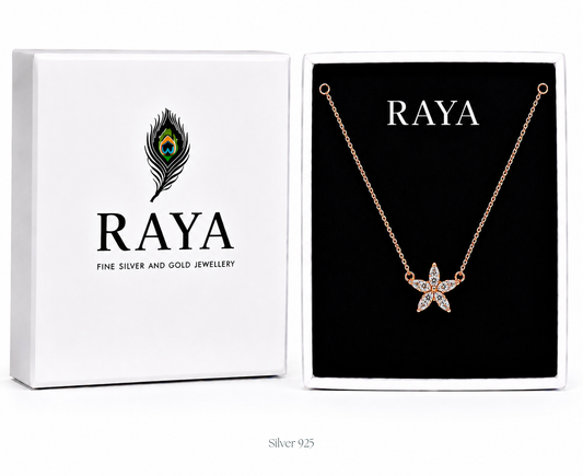 Floral Pendant with Chain