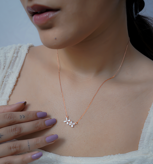 Two delicate floral motifs