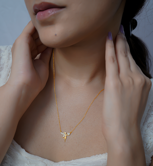 Fairy Wings Pendant Necklace